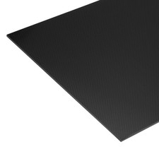 1 Stk. Kohlefaserplatte 400x300x4mm Gl&auml;nzende Oberfl&auml;che Flache Kohlefaserplatte