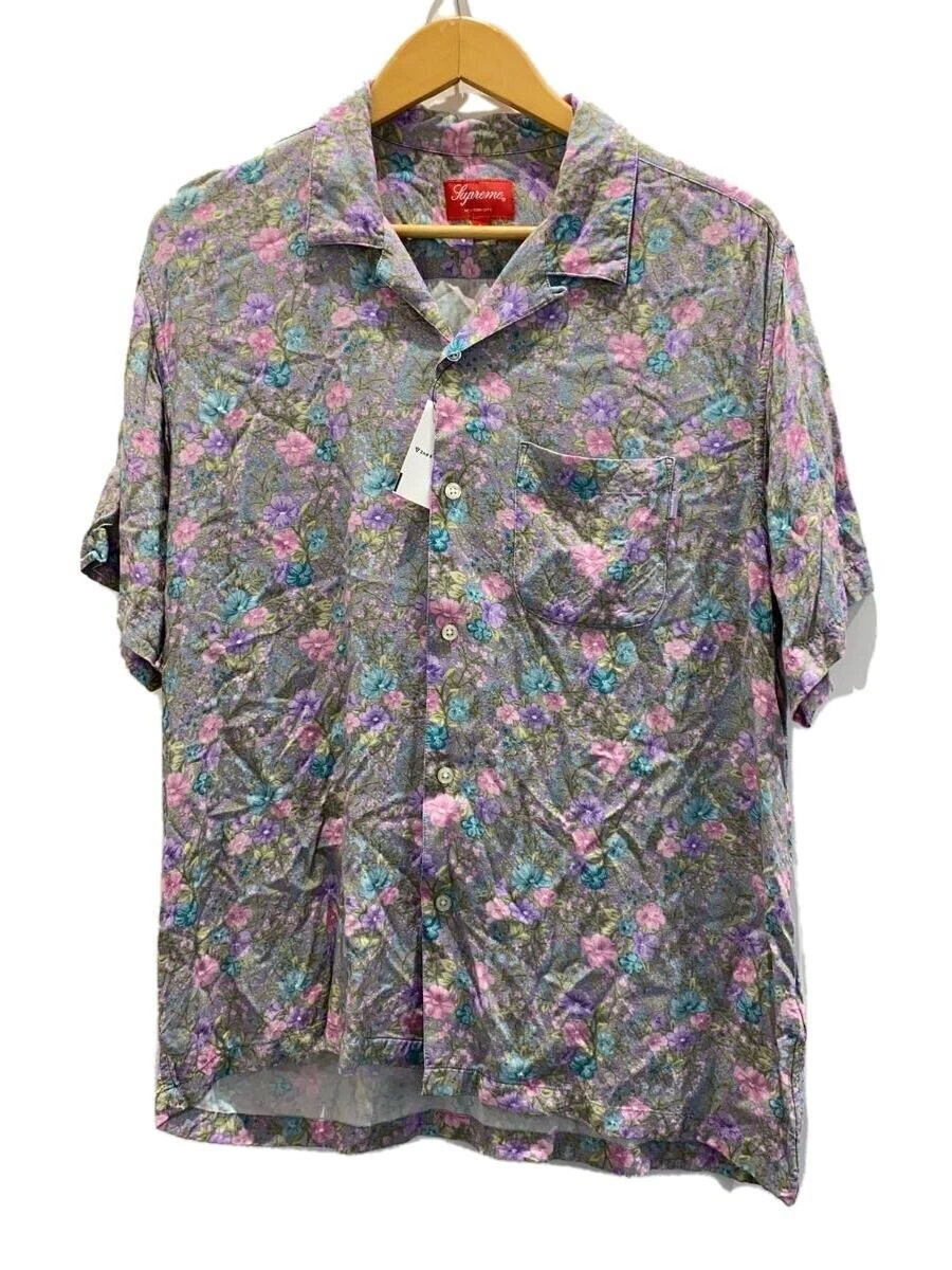 Chemise Supreme manches courtes/L/rayonne/motif floral/ /