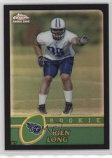 2003 Topps Chrome Rookie Black Refractor /100 Rien Long #273 1dm4