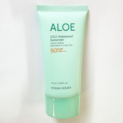[ Holika Holika ] Aloe Cica Waterproof Sun Cream SPF 50+ PA++++ 70ml