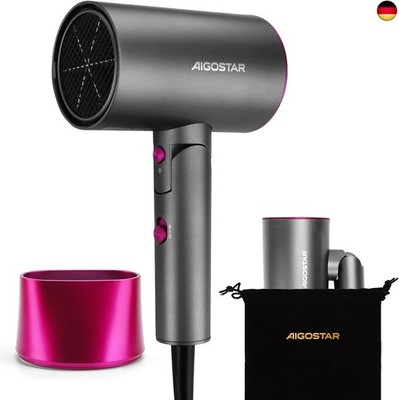 Aigostar - 1800W Reisehaartrockner, Reise haartrockner, Fohn, Fön, Klappgriff, 