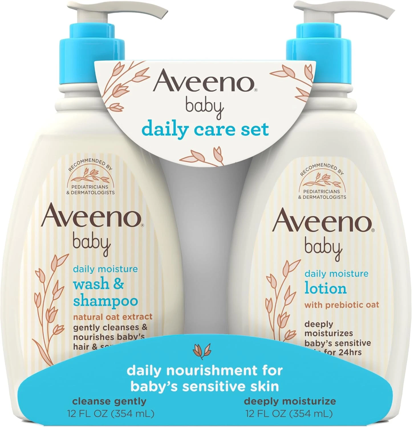 Daily Care Gift Set with Oat Extract & Prebiotic Oat, Contains Daily Moisturizin