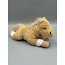 Petting Zoo Tan White Horse Pony Plush 12 Inch Stuffed Animal 2022