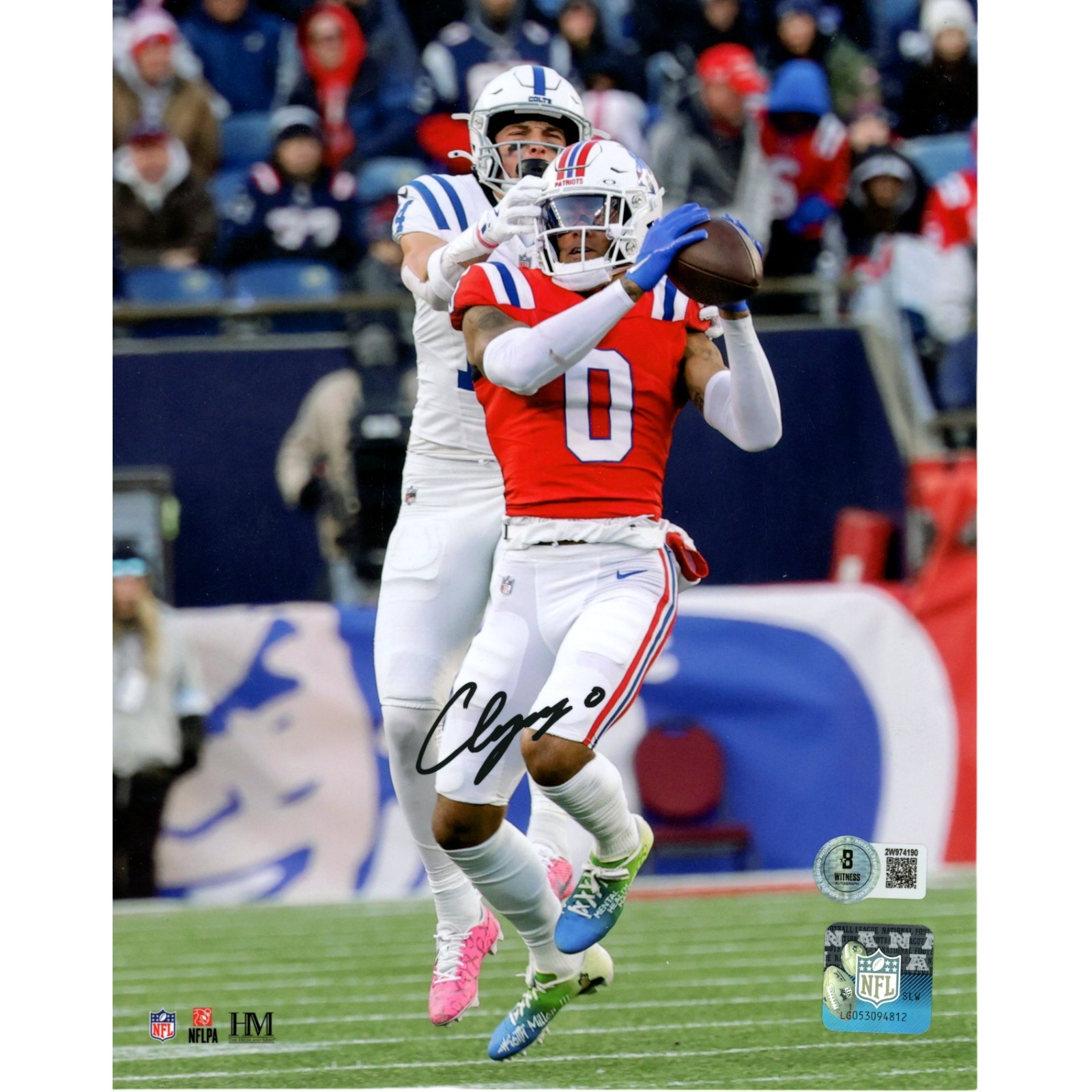 Gonzalez Autographed Signed New England Patriots Christian 8x10 Photo Beckett 51047 