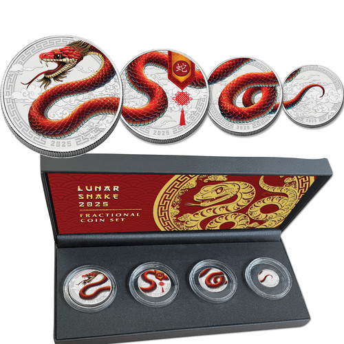 2025 Fiji Silver Year of the Snake Fractional Set