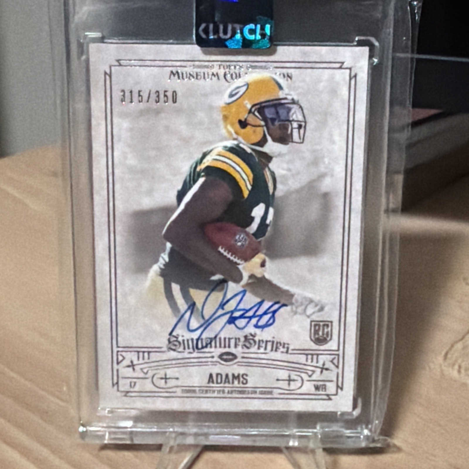 Davante Adams Topps Museum Collection Signature Series Autograph #DA Base