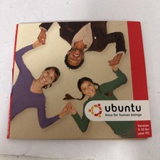 Rare Ubuntu Linux 5.10 PC Edition Vintage Linux for Human Beings
