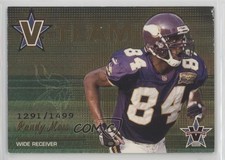 2001 Pacific Vanguard V-Team 1291/1499 Randy Moss #15 HOF 0i5i