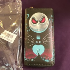 Disney Nightmare Before Christmas Wallet Black Blue Red