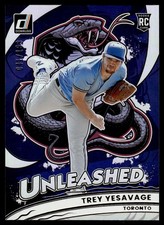TREY YESAVAGE 2026 Panini Donruss UNLEASHED HOLO 41/199 #17 TORONTO BLUE JAYS