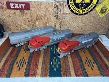 Vintage Lionel O Gauge Santa Fe Diesel Locomotive 2343 Powered USA Untested