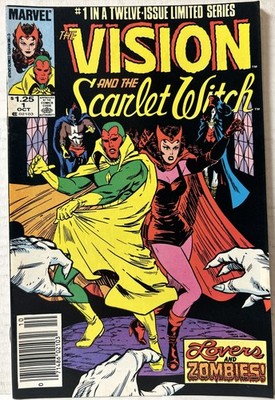 Vision and the Scarlet Witch #1 Newsstand Variant Marvel 1985 *BF-*
