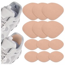 6 Pair Leather Heel Pads, Grips Liner 2 sizes Large and Small , Yellow