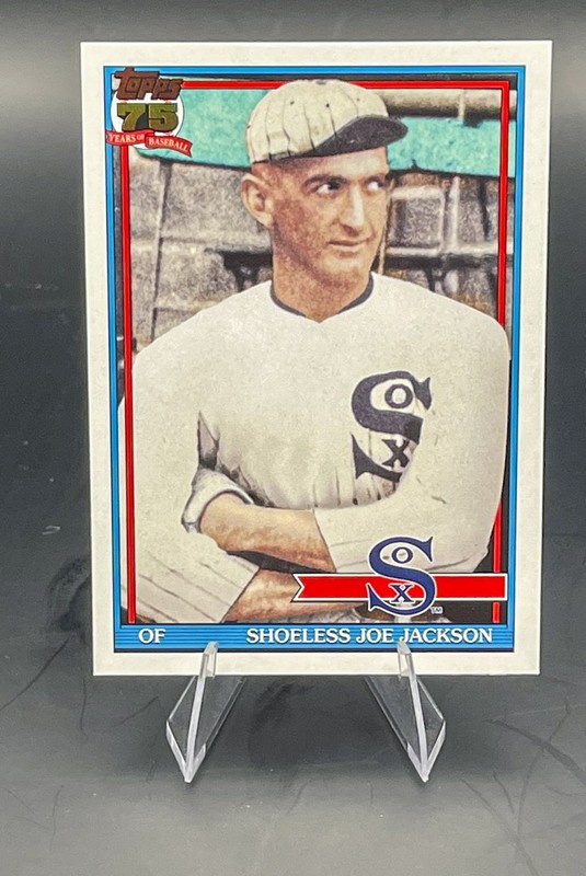 2026 Topps 1991 35th Ann. - Shoeless Joe Jackson (#T91-27) - Chicago White Sox