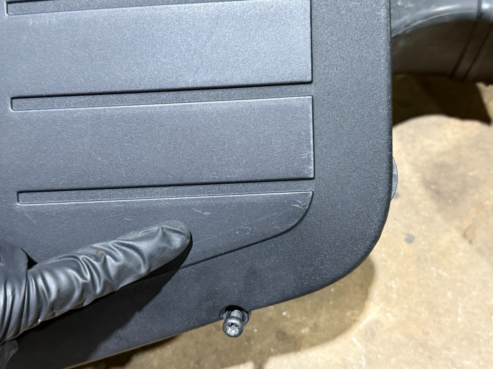 06-12 Bentley Continental Flying Spur Left Air Intake Cleaner Box W/Duct PO43