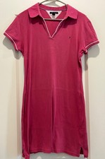 women's pink Tommy Hilfiger polo dress golf core