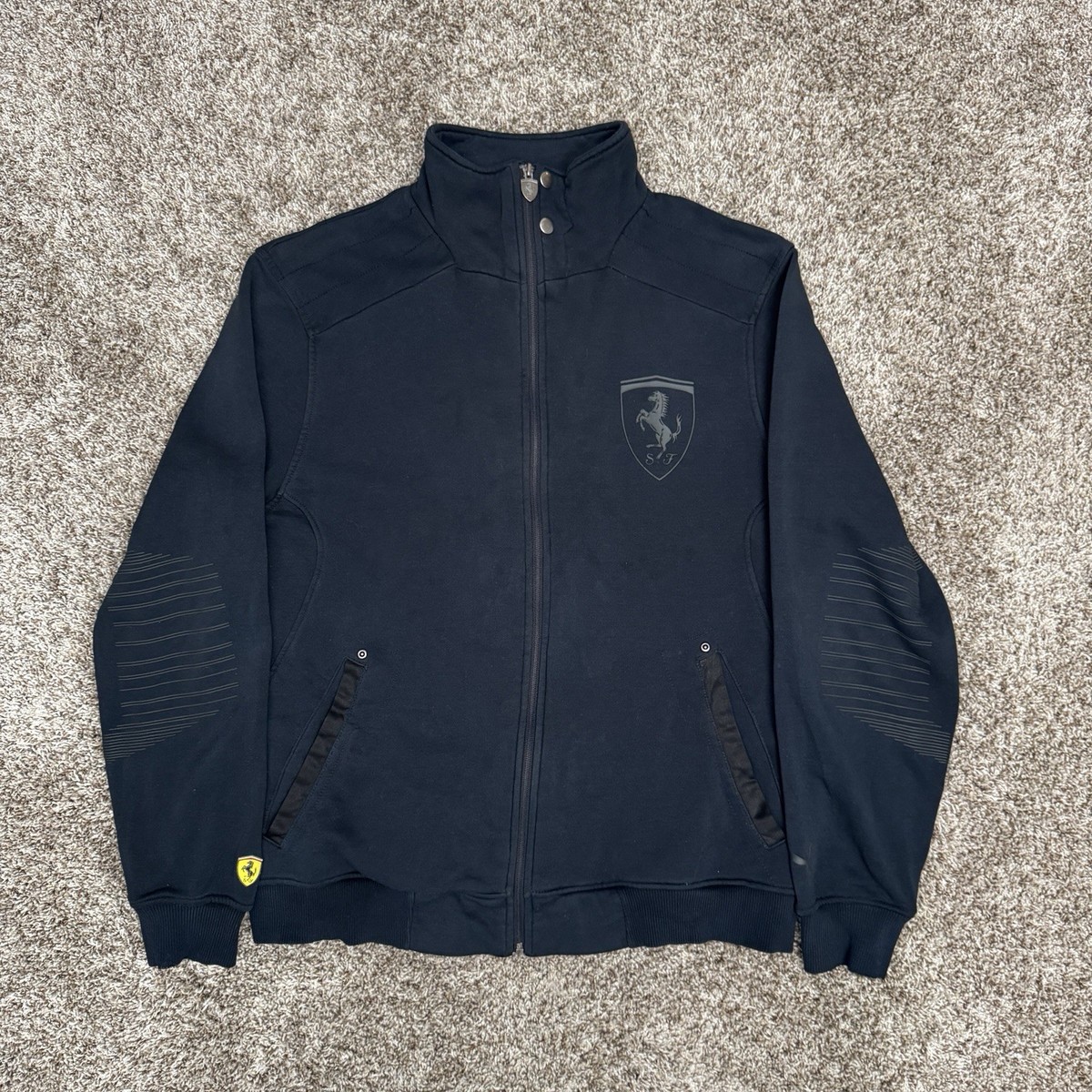 Puma Scuderia Ferrari Full Zip Jacket Men's L Black F1 Racing