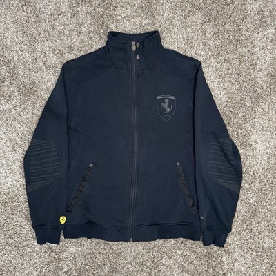 Puma Scuderia Ferrari Full Zip Jacket Men's L Black F1 Racing