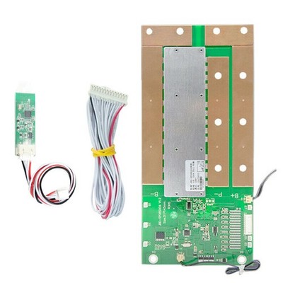 Smart BMS Lifepo4 24V Lithium Battery 8S w/ Bluetooth 150A Board w/Balance Wires