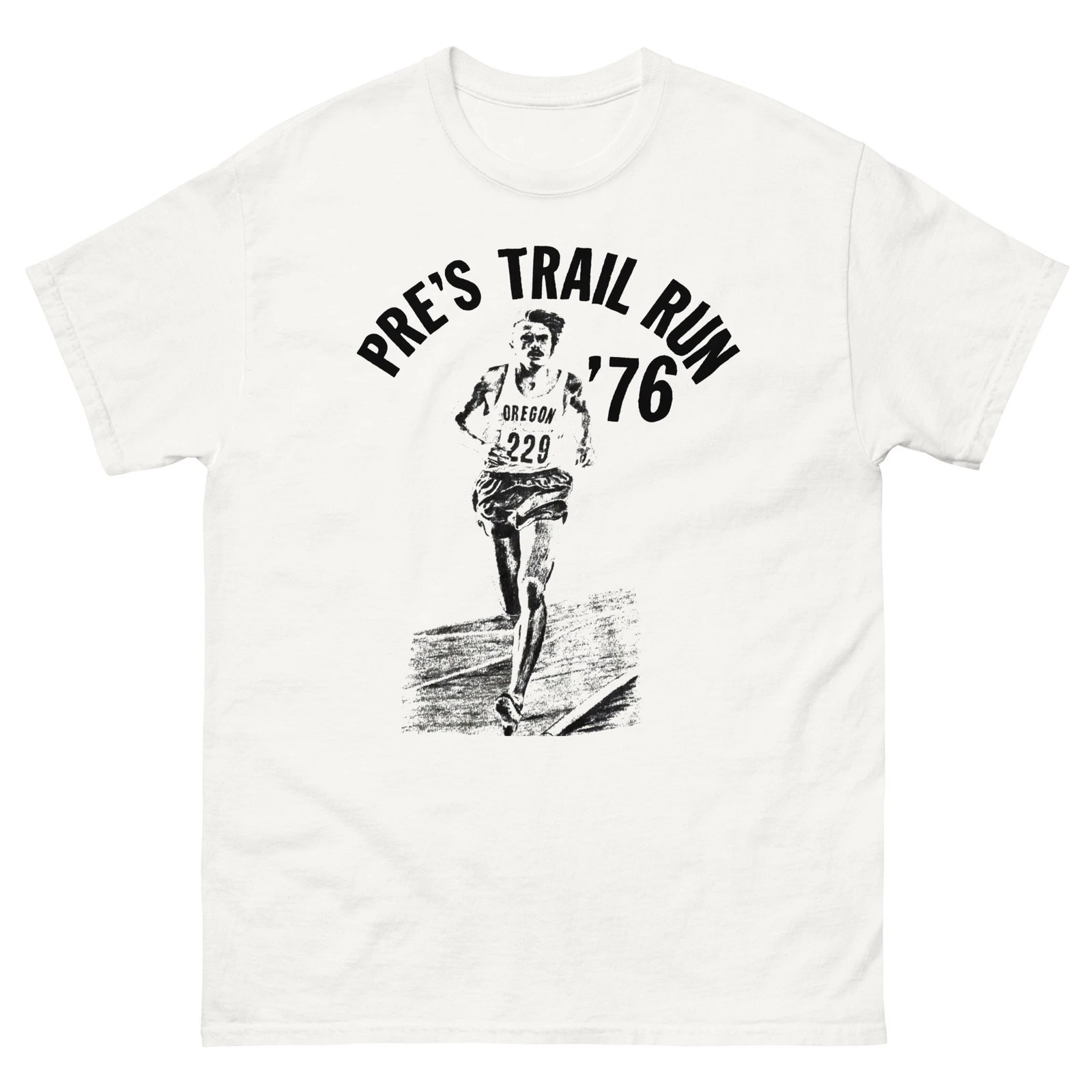 Pre's Trail Run 76 Prefontaine Graphic T Shirt Unisex classic tee