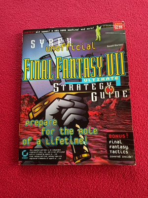 Final Fantasy VII 7 Sybex Unofficial Softcover Strategy Guide Book Lösungsbuch