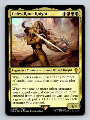 #1 Celes, Rune Knight 2025 Final Fantasy Commander * Mythic