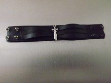Echt Leder Armband Da.+ Hr. schwarz B= 4cm L=...