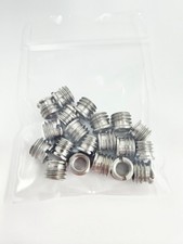 20 Pcs Stainless Steel 3/8"-16 to 1/4"-20 Screw Adapter for Tripod