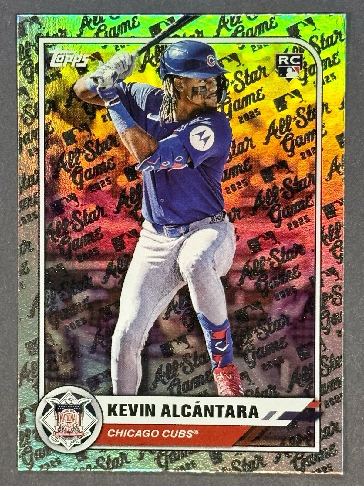 Kevin Alcantara 2025 Topps All-Star Game Rainbow Foil Parallel RC #94 Cubs
