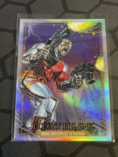 2024 SkyBox Marvel Masterpieces 92 Platinum Deathlok #28 Rainbow