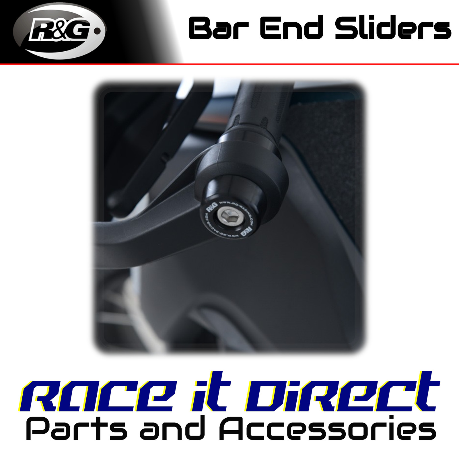 R&G - BE0120BK - Bar End Sliders