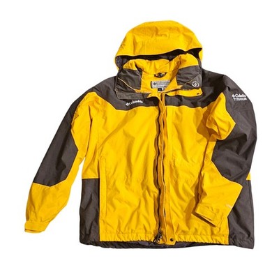 Vtg Mens Columbia Jacket Titanium Omni Tech Interchange Waterproof Insulated XL