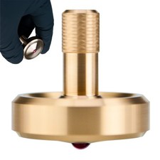 Brass Spinning Top - High Precision Metal Toy for 5-10 Minutes of Fun