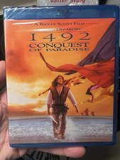 1492: Conquest of Paradise (Blu-ray, 1992)-Ridley Scott-Kino Lorber‼️Rare⚠️NEW📛