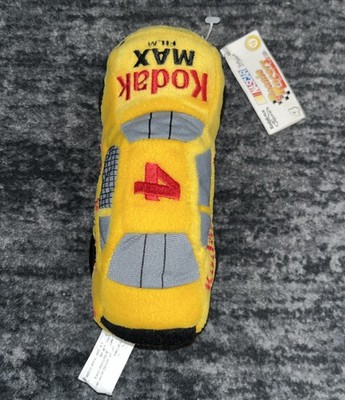 Nascar Beanie Racers Kodak Max Film Car Plush 7'' 1998 Series #4 Bobby Hamilton