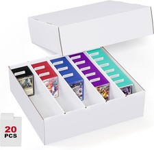 5 Row Trading Card Storage Box, 4000 Standard Cardboard Storage Box