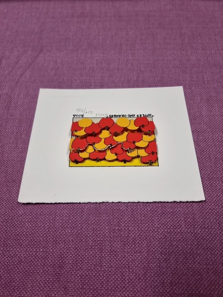 James Rizzi, 3 D, "Apples and Oranges "handsigniert und nummeriert,Mini 2002 - Bild 3 von 4