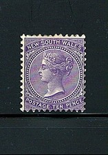 Mint Australian new south wales Stamp Scott# 97, (MH). OG.