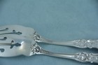 2 Reed & Barton Francis I Sterling Silver 6-1/8" Salad Fork Old Mark H Monogram — photo 8