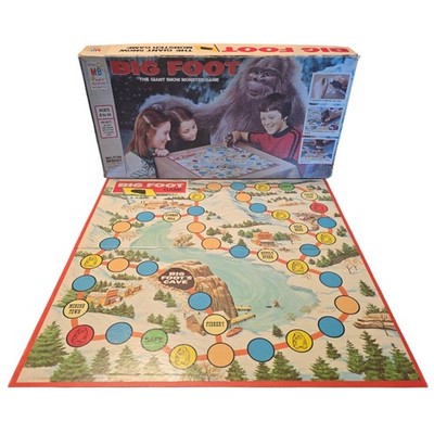 Vintage 1977 Big Foot Giant Snow Monster Game Milton Bradley Board & Box Only
