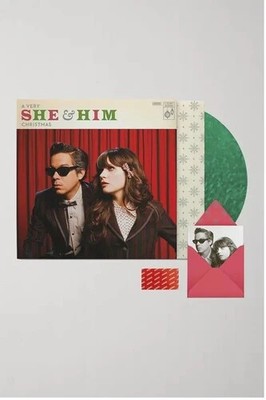 She & Him - Very She & Him Christmas - Translucent Green - Vinyl Record