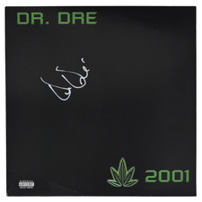 Dr. Dre Signed Autograph 2001 Vinyl Record Album LP NWA The Chronic Rap JSA COA
