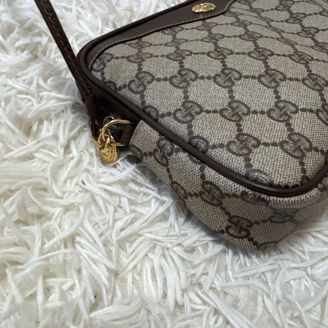 Gucci GG Pochette Shoulder Bag Beige PVC Authentic thumbnail 3