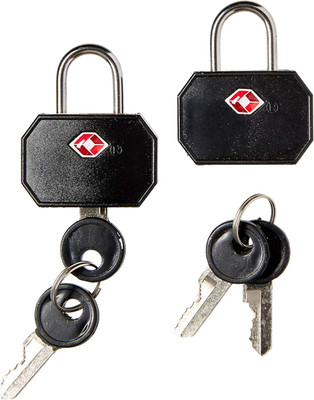 Travel Sentry TSA Lock + Mini Padlock for Luggage Suitcase, Carry On, Backpack,