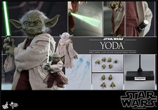 Jedi Master YODA Hot Toys MMS495 1 6 Scale Figure STAR WARS Attack of the Clones
