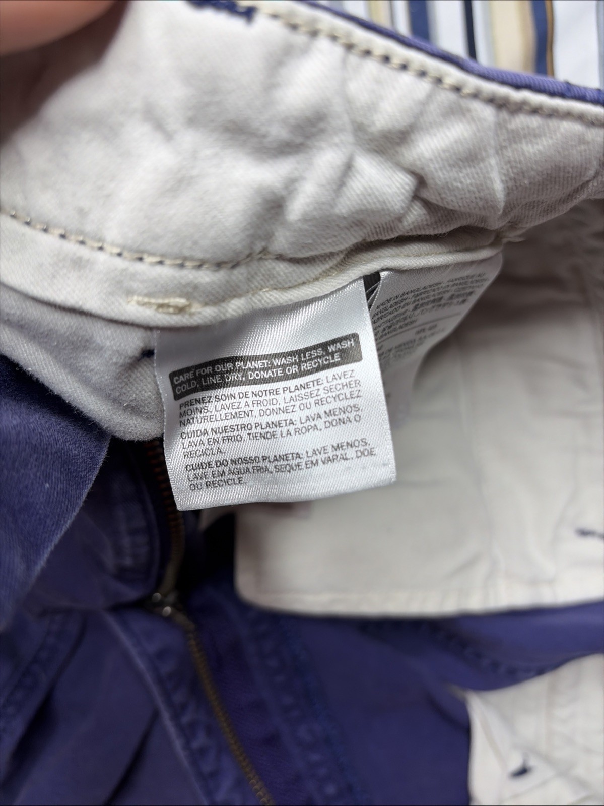 Levi's Men's Cargo Shorts Purple Heavy Cotton Size 32W Vintage Old School thumbnail 11