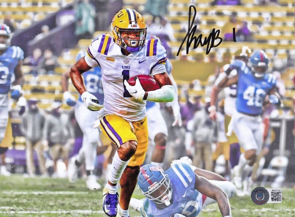 KAYSHON BOUTTE Autographed Signed LSU Tigers 8x10 Photo (Beckett Witness Certified) 