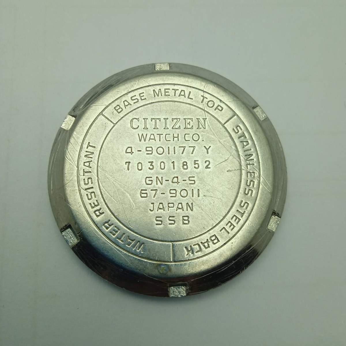 Automatic / Calling It 赤盤7インチ Citizen 4-901177 Automatic 67-9011 Bullhead Vintage Watch