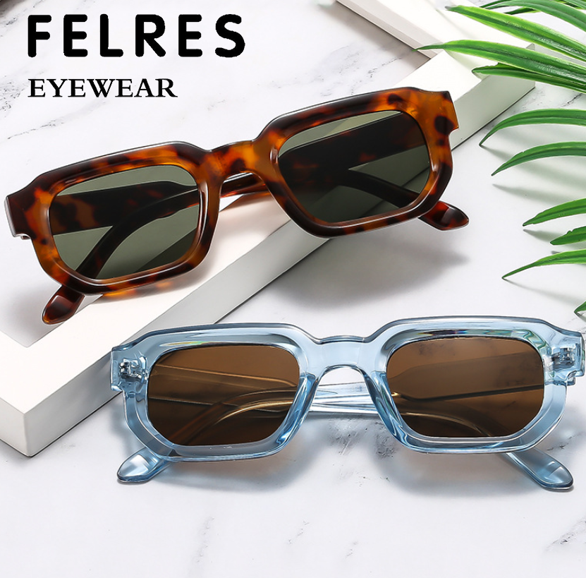 Square UV Protection Sunglasses for Men Women Men Women Square Frame UV Protection Sunglasses Fashion  main image 2