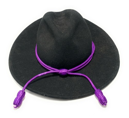 🌟Pink, Purple Womens Military Trooper Acorn Campaign Hat Cord, Ladies Hat Band - Picture 11 of 11